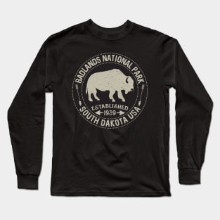 Badlands National Park South Dakota Long Sleeve T-Shirt